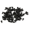 Black Screw Set, M3 6mm Round Nylon Screws for Wood,
