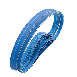 Zirconium Corundum Sanding Belts 9 x 533 mm, Each grit 5 x 60/80/100/120/240/320, for Power Sander ï¼30pcsï¼