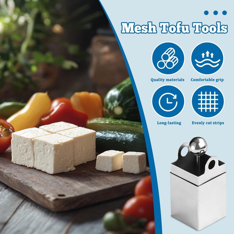 Xanadued Tofu Press Stainless Steel, Tofu Cutter, Paneer Maker Stainless