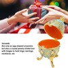 Egg Trinket Box Enamelled Jewelry Box Zinc Alloy Exquisite Jewelry