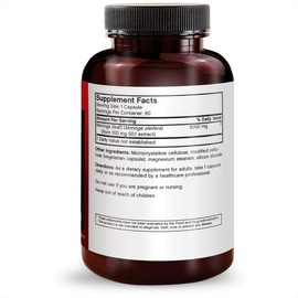 FutureBiotics Moringa 5000 mg 60 Vegetarian Capsules