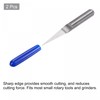 sourcing map Wood Engraving Router Bit, 1/8" 3.175mm Shank 0.2mm