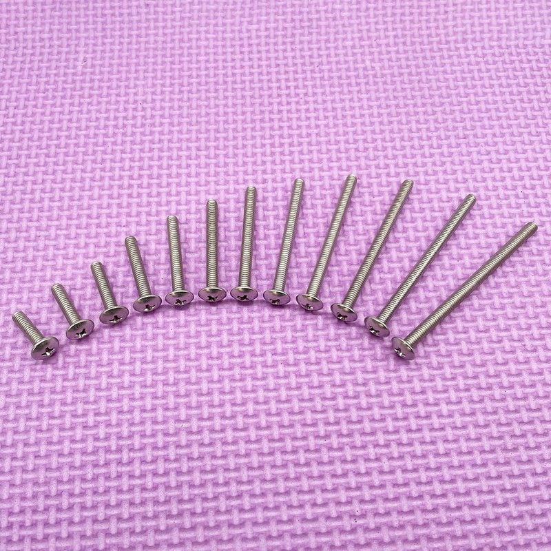 Adiyer 40-Pack Metric M4 x 40mm Machine Screws for Cabinet