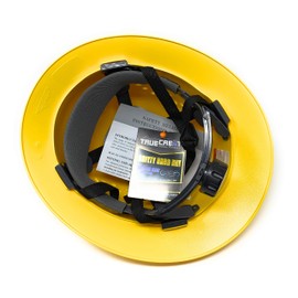 TRUECREST/Yellow Full Brim Hard Hat with Fas-trac Suspension