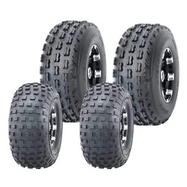 Set 4 ATV Go Kart Tires 145/70-6 145x70x6 & 19x7-8 19x7x8 4PR