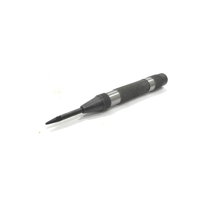 Automatic Center Punch with Replaceable Hardened Steel Tip ((Medium Duty))