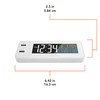 MARATHON Fast Charging Dual USB Alarm Clock
