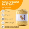 Raffia Yarn for Crochet, Soft Cotton Yarn for Crocheting Summer