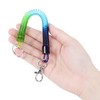 Sourcingmap Coiled Lanyard, 8.7" Spiral Spring Coil Keychain Cord Anti-lost