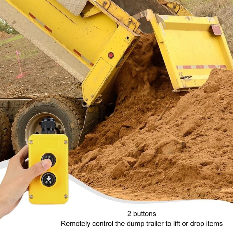 Dump Trailer Remote Control 12V DC 4 Wire 3 Wire