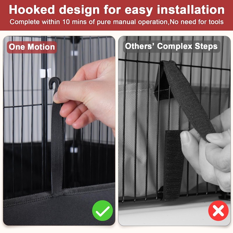 Tresbro Guinea Pig Cage with Waterproof PVC Bottom Liner &