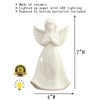ADAVAS.Y&G Praying Angel Night Light Lighted up Angel Prayer Porcelain