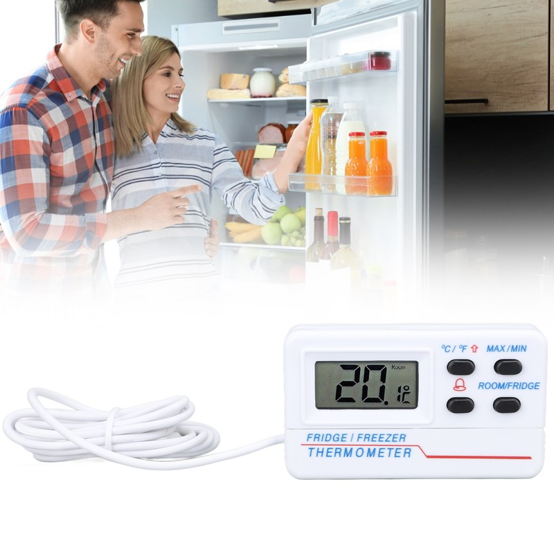 Digital Refrigerator Thermometer ‑50℃ to 70℃ ‑58℉ to 158℉ High