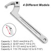 Wadoy Spanner Wrench Set Adjustable C Pin Spanner Hook Wrench
