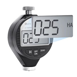 Gain Express Durometer Tester Shore A Hardness Tester, Rubber Tire Durometer Gauge 0~100HA Digital Hardness Meter with Large LCD Display