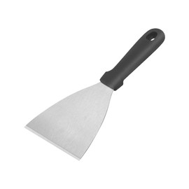 GSHLLO Stainless Steel Triangular Spatula Metal Barbecue Cooking Spatula Heavy Duty Griddle Scraper Food Service Spatula Small Pancake Flipper for Home Kitchen