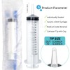 MOTUO 2 Pack 150ml Large Syringe with 130cm Tube Plastic