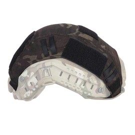 EMERSONGEAR Tactical Helmet Cover Camouflage Combat Helmet Accessories for Airsoft Paintball Gear Fast Helmet Cover BJ/PJ/MH (Multicam Black)