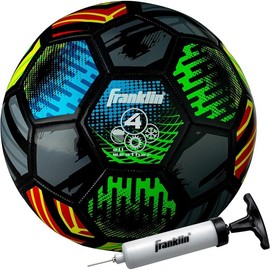 Franklin Sp  Mystic Soccer Balls - Soccer Ball and Air Pump Sets - Multiple Size Soccer Balls - Soft Cover - Perfect for Kids and Adults Training - Color: Size 4 - Ages 8-12