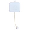BinkeGG White Plastic Pull String Cord Music Box with Sankyo