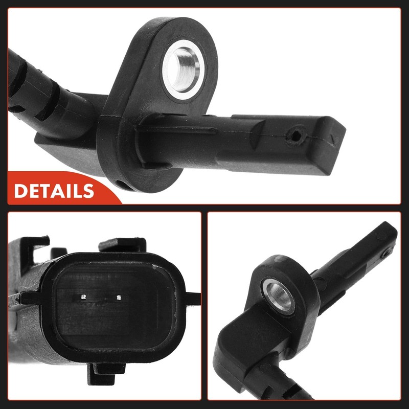1x ABS Sensor Wheel Speed Front Left Right for Captur