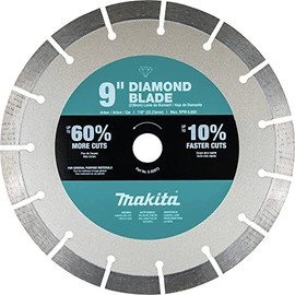 Makita E-02973 9" Ultra-Premium Plus Diamond Blade, Segmented, General Purpose
