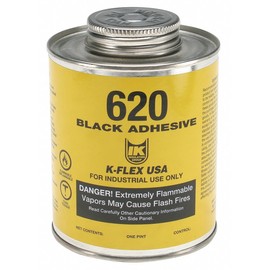 K-Flex Usa Contact Adhesive, 620, 1 Pint, Black (800-620-PTB)