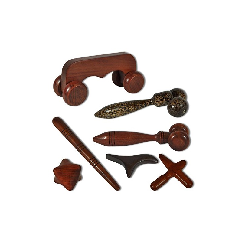 14301 Massage Wooden Massage Roller Made of Hardwood – Real