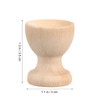 LIFKOME Easter Egg Cup 24pcs Wooden Egg Holder DIY Unfinished
