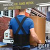 CFR Back Brace with Suspender Straps for Heavy Lifting -