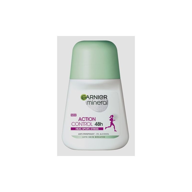 Garnier Mineral Roll - On Antiperspirant Action Control, Heats, Sport,