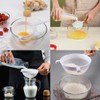 Duoleimi Strainer Set of 4 Plastic Strainers Kitchen Strainer Plastic