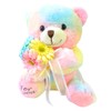 Lulu's Lulu's Pastel Rainbow Bouquet Bear, Rainbow Bridge, Plush, Bear,