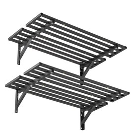 Ultrawall Heavy Duty Garage Shelves, 2 x 4 ft Wall Mounted Storage Shelves