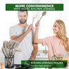 HOTEC 446°F Heat Resistant Silicone Kitchen Utensils, Cooking Utensil Set,