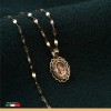 Medalla Virgen De Guadalupe Oro Rosa 10k Y Cadena De