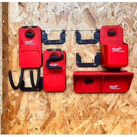 StealthMounts Mounting Cleats V2 for Packout (12 Pack) - Black ABS Plastic Wall Mount Brackets