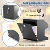 POCHAR Metal Tip Box - Tip Jar with Lock &