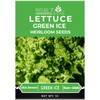 Lettuce Seeds for Planting, Red Romaine Lettuce, Bibb Butter Lettuce,