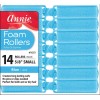 Annie Foam Hair Rollers 14 Count Small 58 Inch for