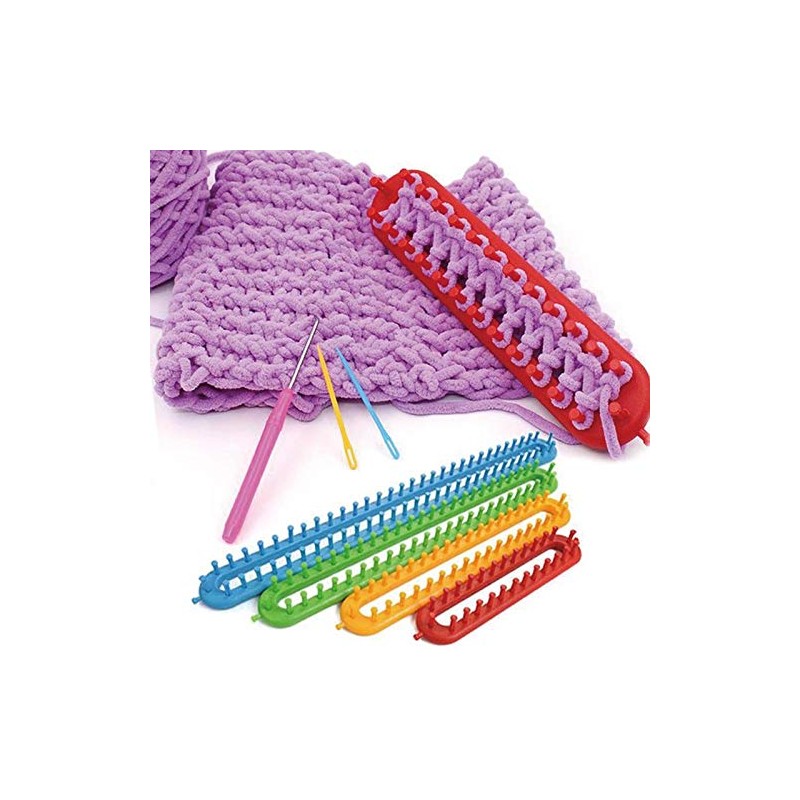 SEIWEI 1 x Loom Kit Knitting Kit Long Knitting Loom