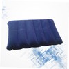 Zerodeko 1Pc Portable PVC Flocking Inflatable Pillow Ergonomic Travel Neck