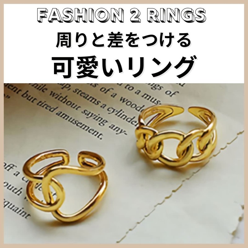 Donally Women's 2-Piece Set, Ring, Accessories, One Size Fits Most,