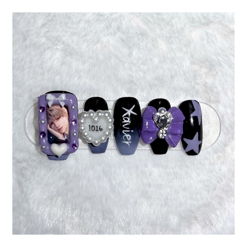 Favorite photo card✨Nail tips |Custom Nail - Coffin Egg /