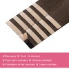 WENNALIFE Tape in Hair Extensions Human Hair Chocolate Brown Tape