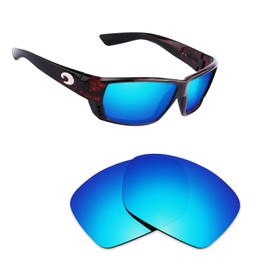 Alphax Ice Blue Polarized Replacement Lenses for Costa Del Mar Switchfoot 06S9032 Sunglasses