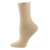 Nur Die Women's opaque Calf Socks, Beige (beige 355), 2.5-5