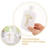 iplusmile Refillable Holy Water Bottle Decorative Blessing Bottle Portable Secure