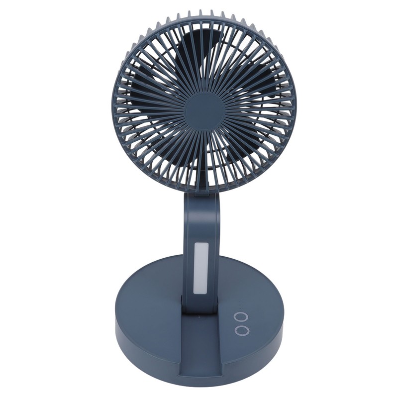 Desktop Folding Fan 3 Speeds USB Rechargeable Punch Free Electric