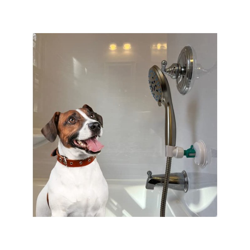 Shower Head Holder White | Handheld Mount | Vacuum Suction